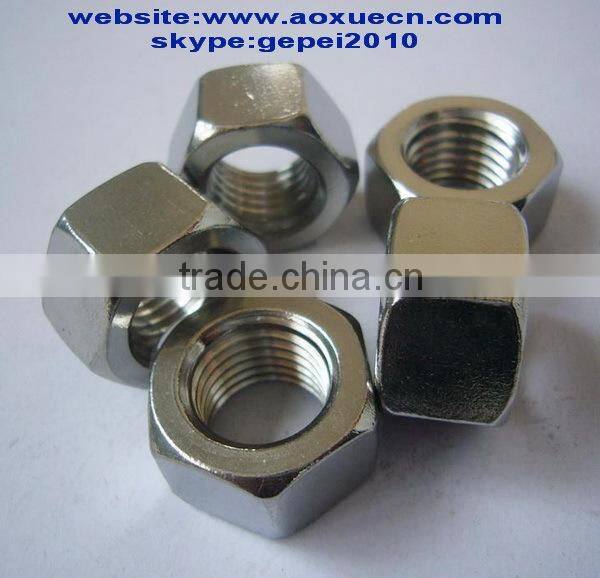 Hot sale hexagon nuts, hardware fastener nut for bolt