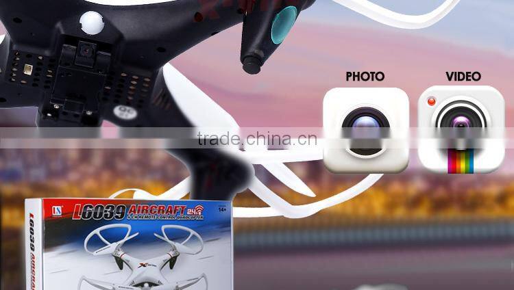 X-VIKI L6039 2.4G 4CH 6 Axis Gyro Headless Mode RC Quadcopter Camera RTF