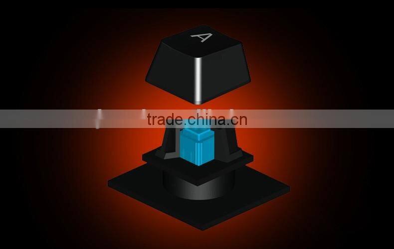 cool 3 colors led light gaming computer keyboard in shenzhen