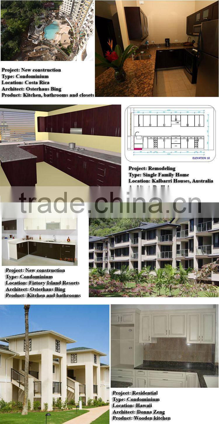 Latest Kitchen Furniture, Wood Kitchen Cabinet With Kitchen Counter top, Cheap Kitchen Cabinets