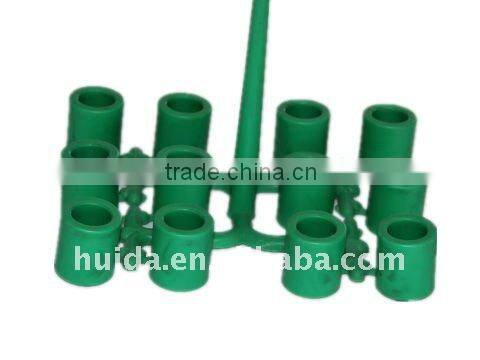 PPR pipe fitting mould of over cross with 8 cavities