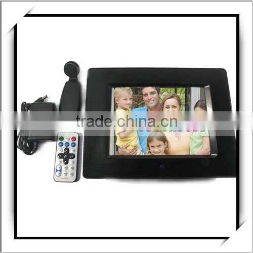 Hot Sale Brush 8 Inch Wide Screen Digital Photo Frame