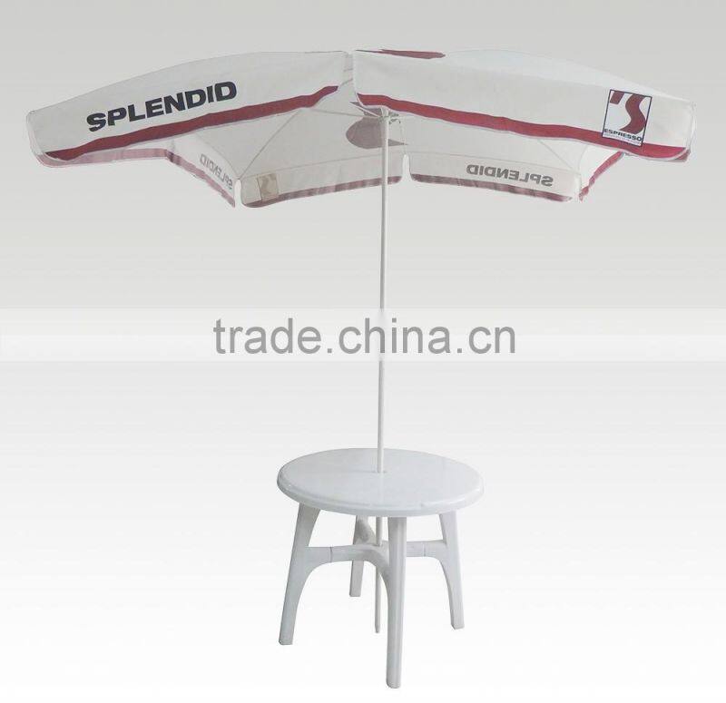 2x2m China Sunshade Polyester square beach umbrella For Beach And Advertising