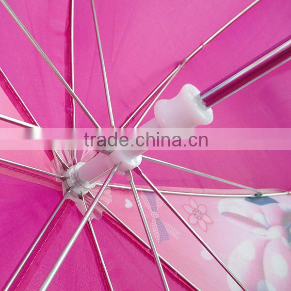Hot sale high quality custom mickey mouse children red umbrella