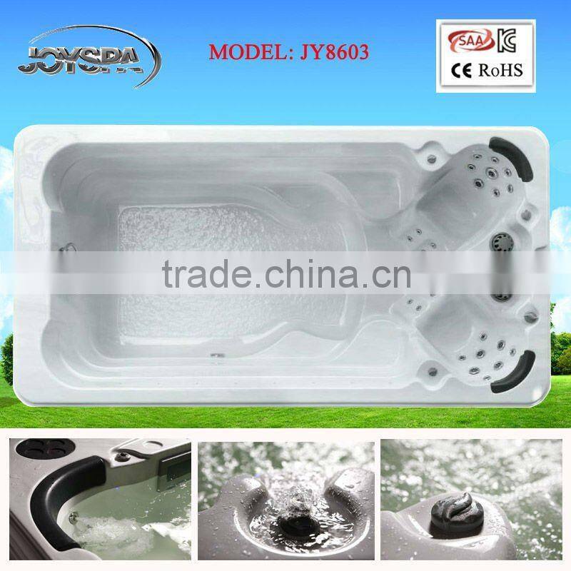 Large size freestanding , swim spa, whirlpool,balboa system CE& Rohs approved,JY8603