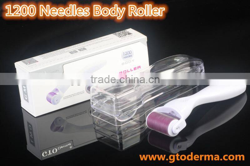 1200 Needle Body Derma Roller 0.2-3mm With Replaceable Tips