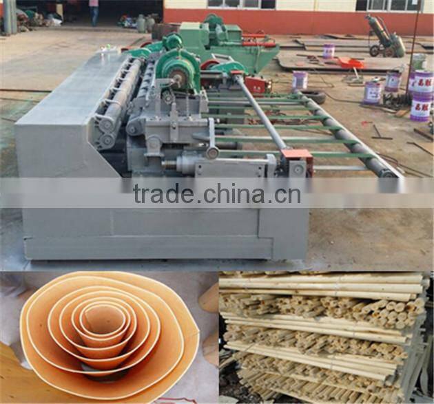 Automatic cutting combined machine/veneer peeling lathe with high efficiency