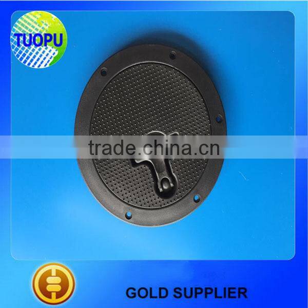 China boat stainless steel round deck plate ,6 inch Screw fixed Deck Plate marine yacht deck plate