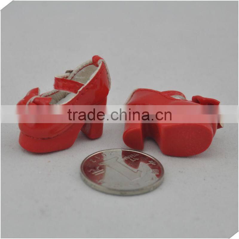1/6 inch RED Yo-SD DOD LUTS shoes for dolls