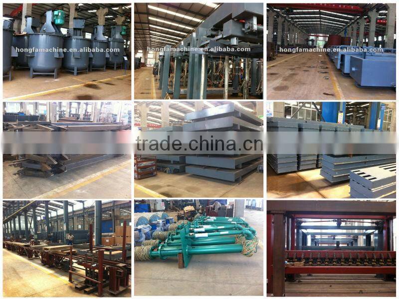 German sand AAC block machinery price / Hongfa brand AAC brick production line / AAC light weight block plant
