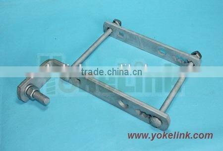 Pole mounting cutout brackets