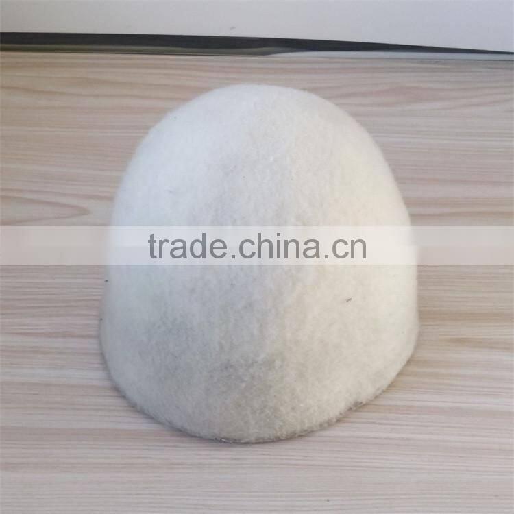 felt hat used for head form impact test of safty glazing