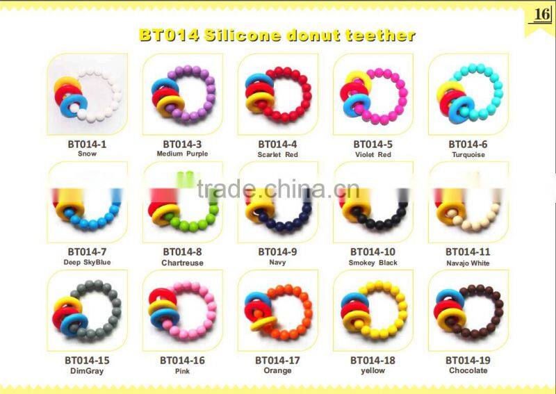 Food Grade Silicone Custom Lovely Bracelet for Baby Chewing