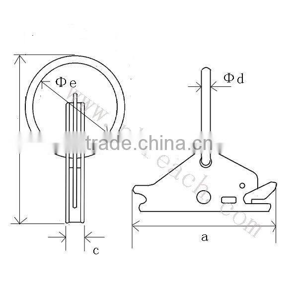 Light Duty E-Track O-Ring Tie Down Fitting