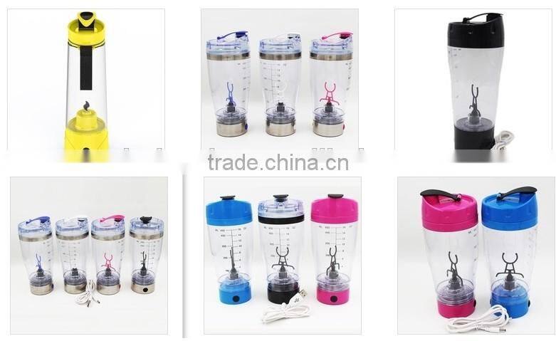 600ml Stainless Steel Electric Shaker bottle USB