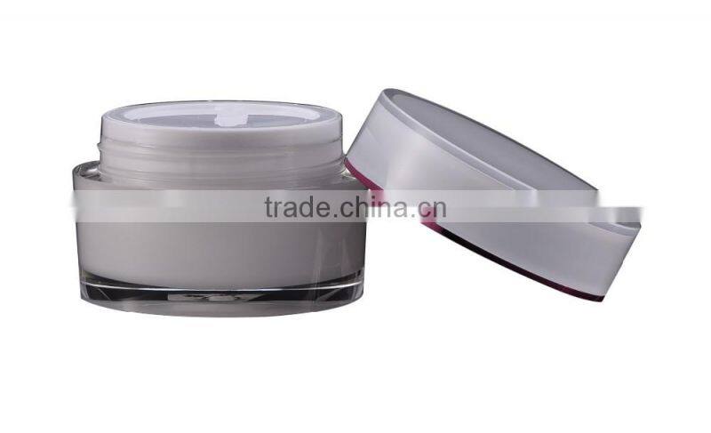 popuplar plastic cream jar 30ml 50ml 120ml acrylic customizable