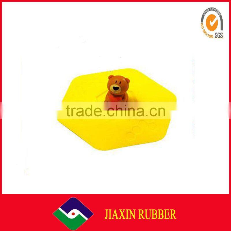 Promotion Silicone Rubber Cup Cover / Silicone Coffee Cup With Cover / Tea Cups With Cover