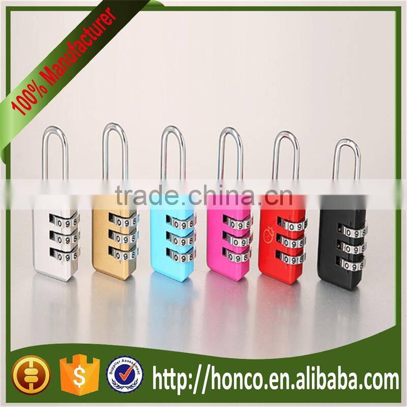 Luggage Zinc Alloy Combination Padlock with great service HC-HA813