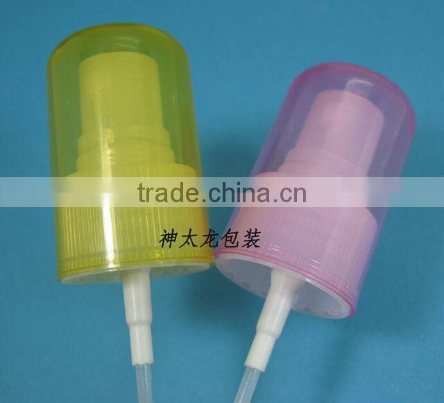 Plastic colorful cool mist sprayer 18/410