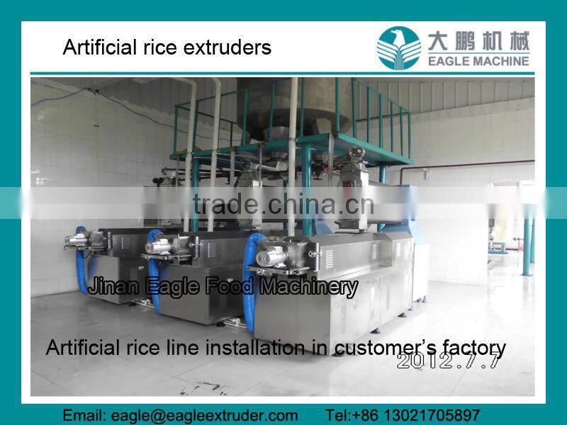 Jinan Eagle enriched wheat aritifical rice extruder machine