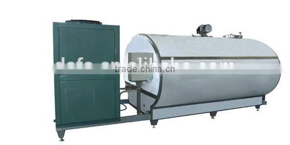 Sanitary milk cooling tank for dairy line