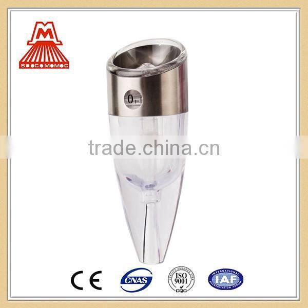 2017 latest hot-selling Magic red wine aerator pourer with stand wine decanter from China manufacturer