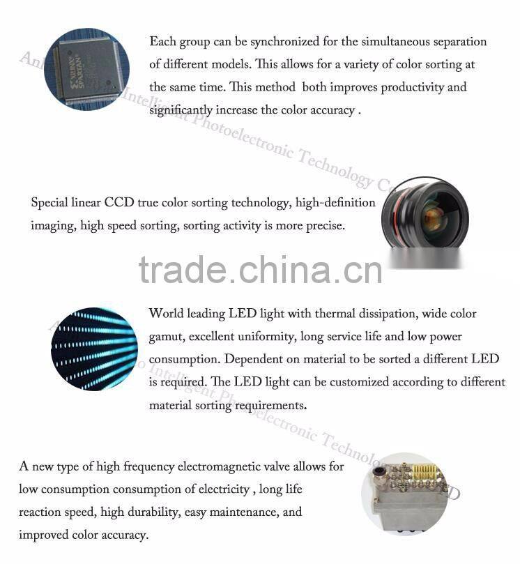 2016 More stable salt color sorter equipments machinery in china