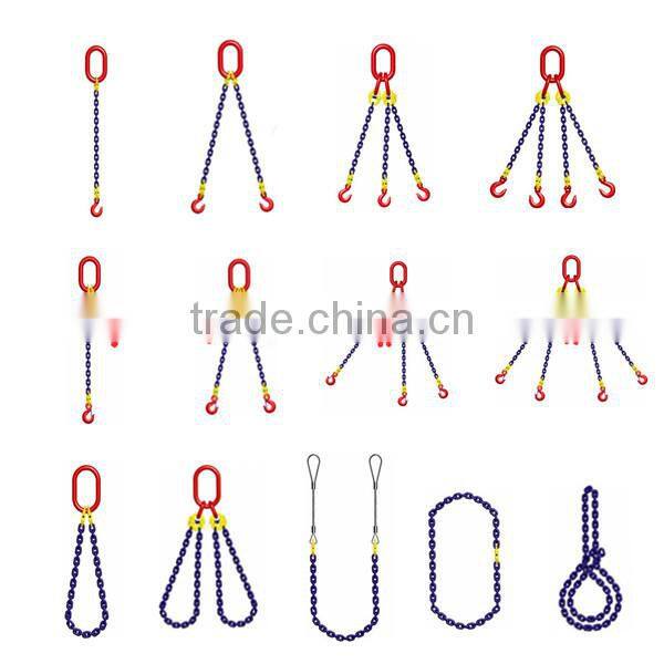 G80 THREE LEG CHAIN SLING ASSEMBLY