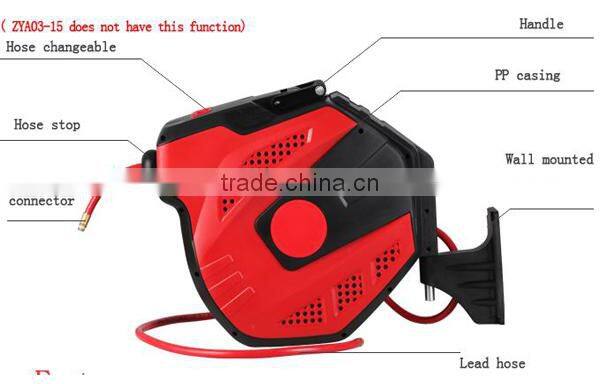3/8 inch Retractable Air soft hose Spring Rewind Hose Reel price