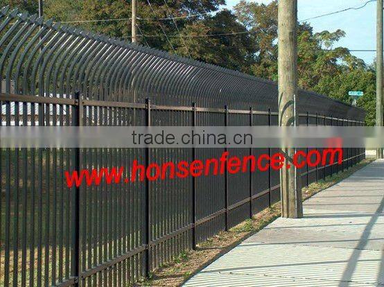 Cheap wrought iron fence/ wrought iron fence designs/ pvc coated ornamental