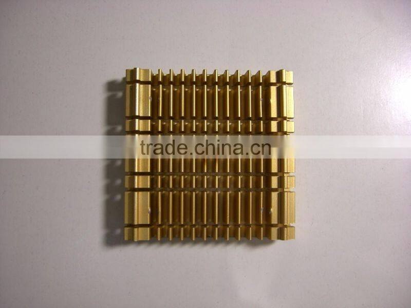 Round aluminum forging heat sink for high power led