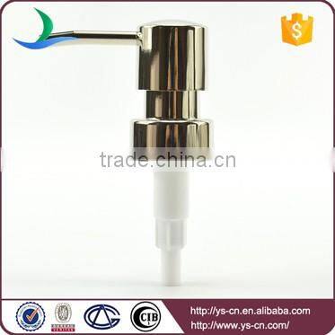 Wholesale plastic fashion bright nickel lotion pump