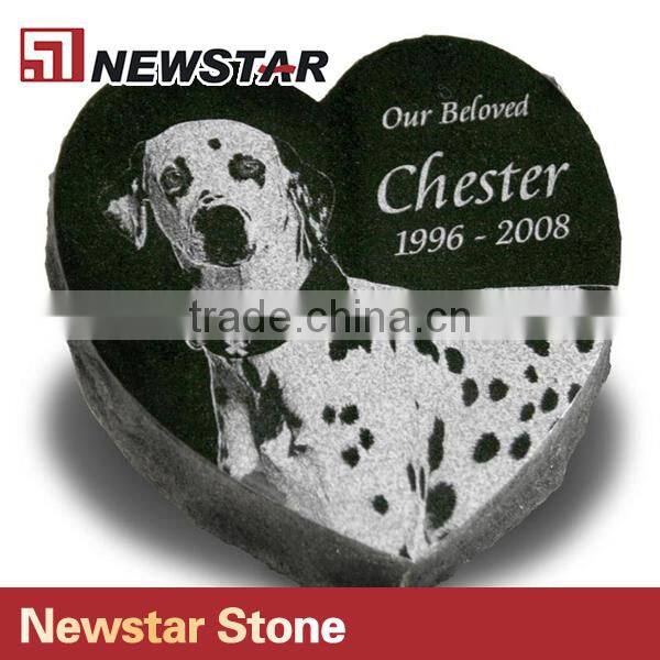 Newstar modern black color natural stone headstones