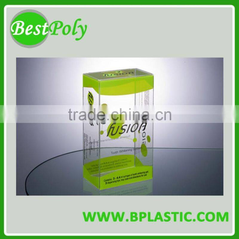 High quality plastic folding box PVC box for candle