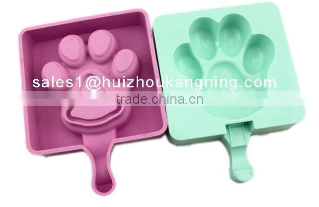 2016 New Design Bear Paw Silicone Ice Cream Mold