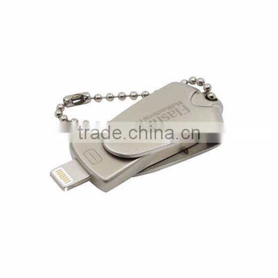 2016 best promotional gifts smart phone OTG USB flash drive for iphone and PC newest iflash drive