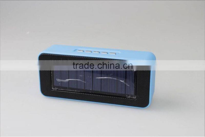 Factory Direct Sale New Arrival Outdoor Portable Solar Bluetooth Speaker Wireless Colorful Solar Speaker Support TF Card