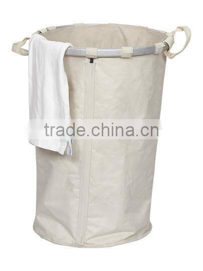 Zhejiang Aluminum frame folding Round laundry hamper