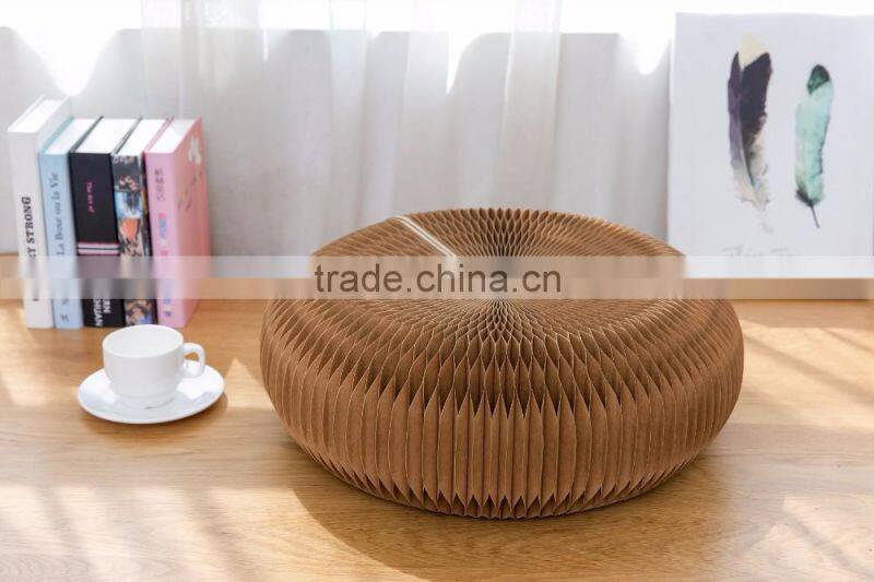 Weshine-Modern Accordion Paper Home Furniture Cattail Hassock