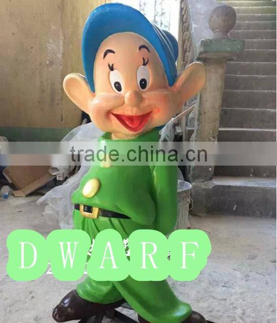 Fiberglass Statue Snow White and Seven Dwarf