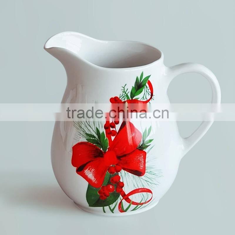 Milk Jar 1.2L with porcelain material & full decal printing