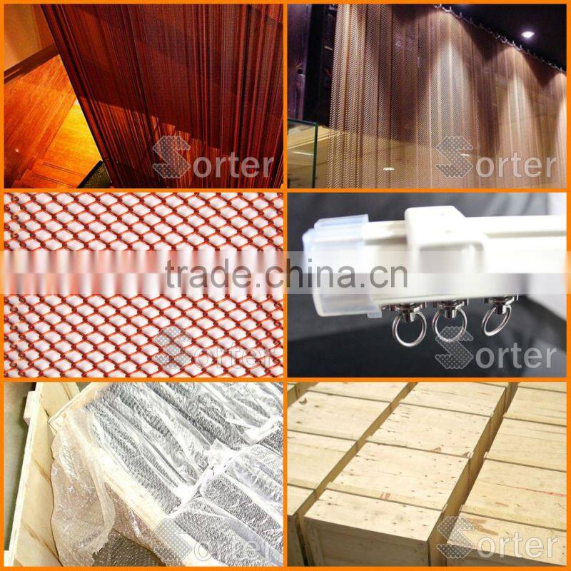 Metallic Decoration Drapery /Elegant Room Divider