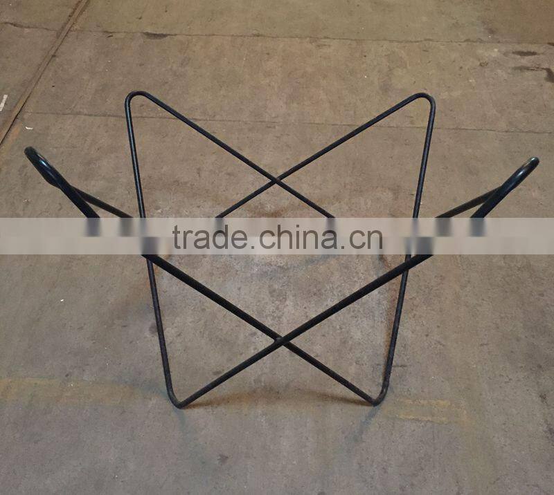 Classic butterfly chair leather with iron frames leisure chair