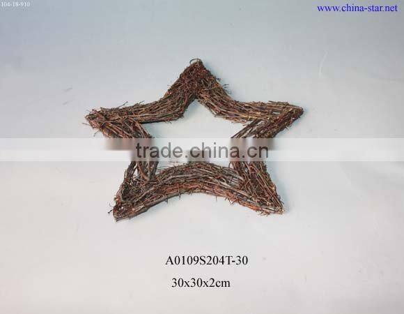 rattan christmas star