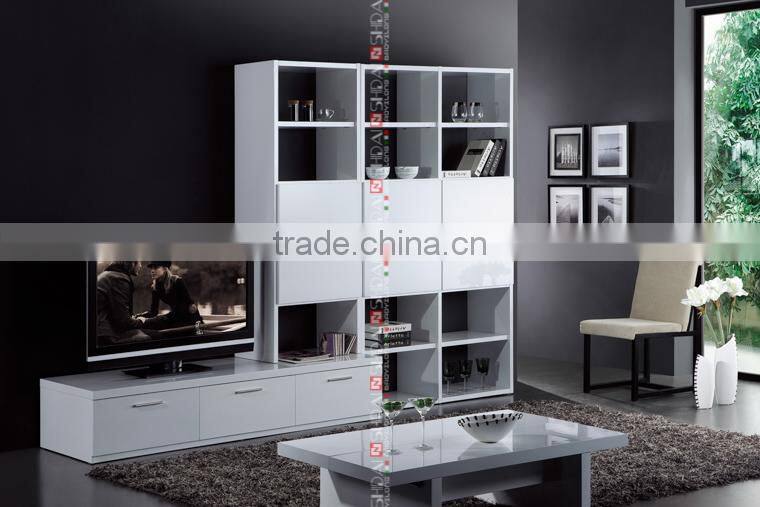 led tv wall unit, tv wall units, modern design led tv wall unit E-75 E-76 E-77