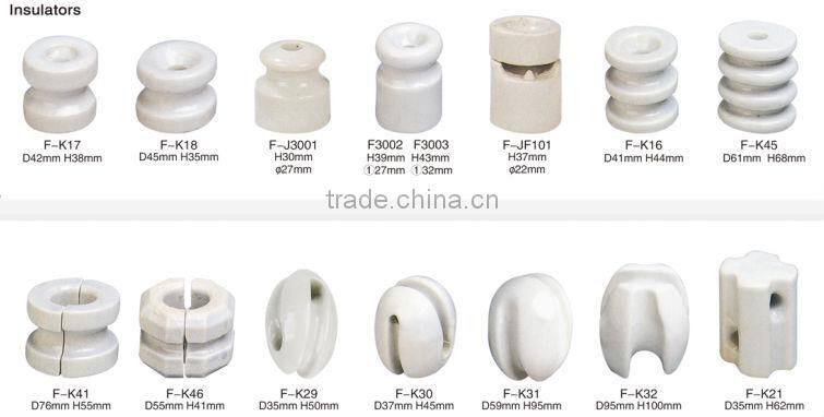 small bronw wiring porcelain spool insulator