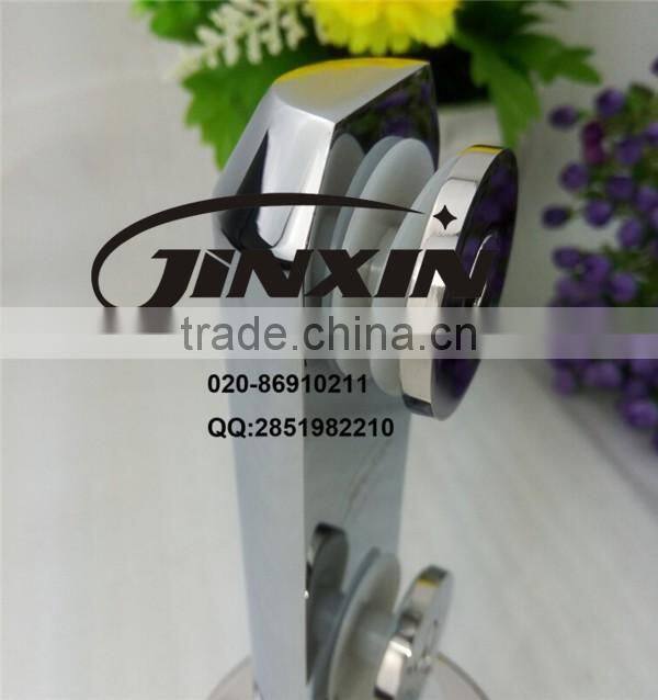 JINXIN stainless steel simple installation glass balustrades spigots_staircase railing
