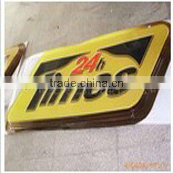 Vacuum forming plastic billboard