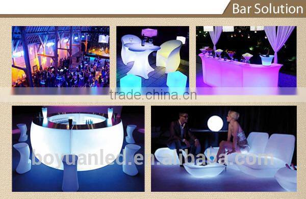 Led waterproof rechargeable illuminated outdoor pub pillar