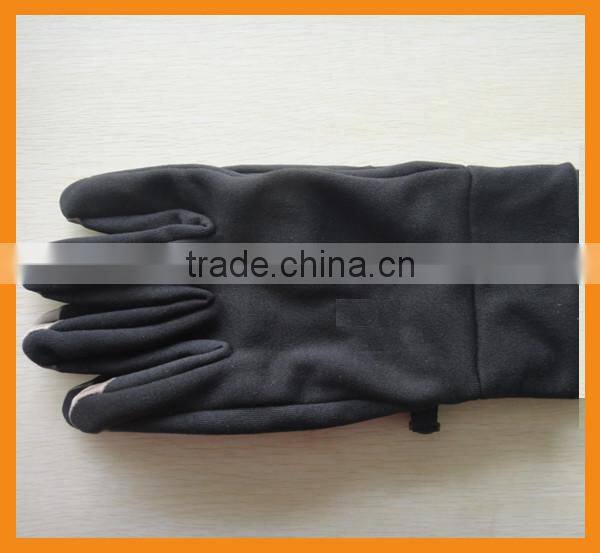 Black Liner Glove Touchscreen